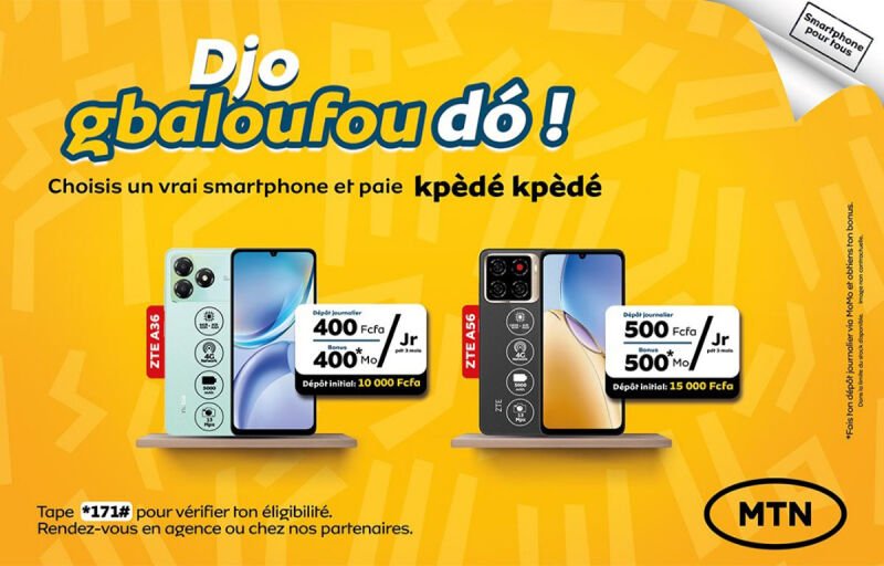 MTN Bénin lance « Smartphone pour tous »