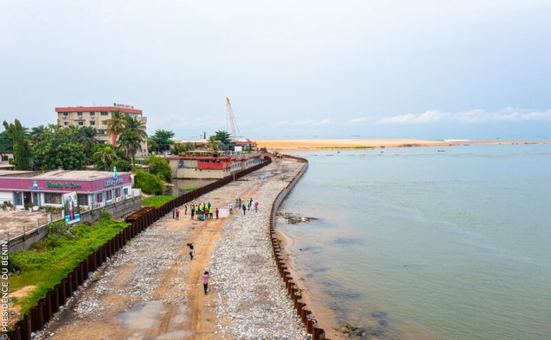 Infrastructures : la corniche est de Cotonou prend forme