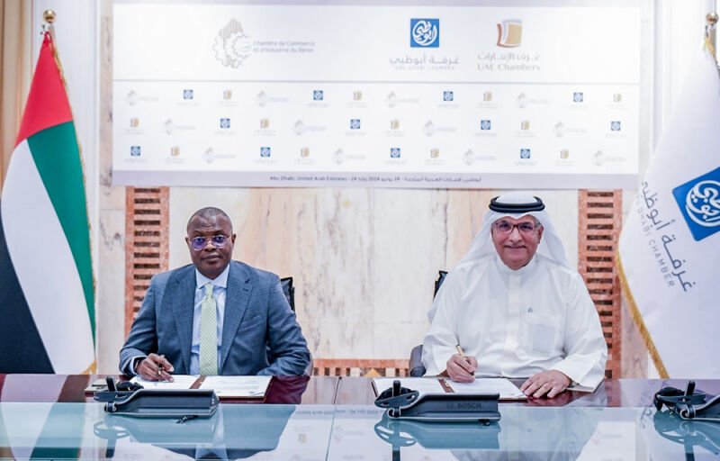 Coopération d’investissement entre la CCI Bénin et les Émirats Arabes Unis : Un protocole d’accord signé à Abou Dhabi