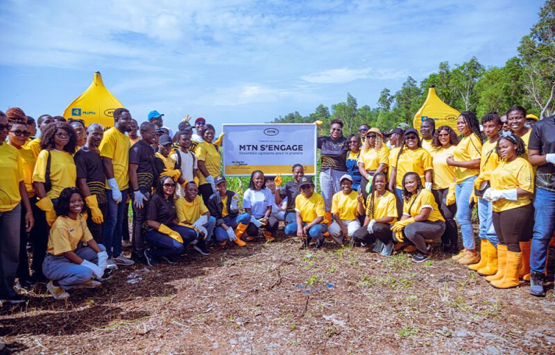 21 Days of Y’ello Care : MTN Bénin à Pahou pour booster le reboisement national