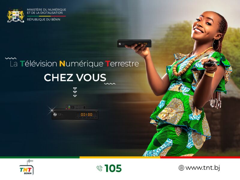 Bénin: la Tnt est lancée avec une quinzaine de chaînes