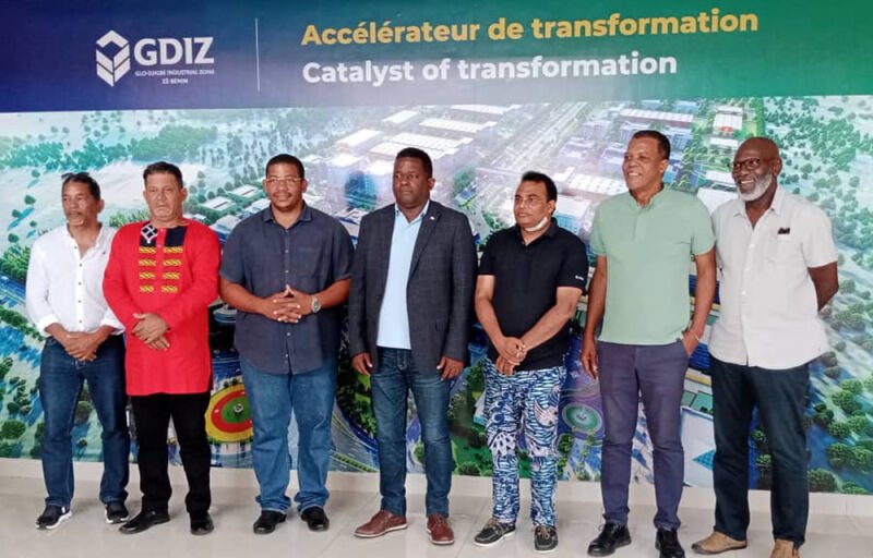 Bénin: Le Conseil départemental de Guadeloupe en visite à la Gdiz