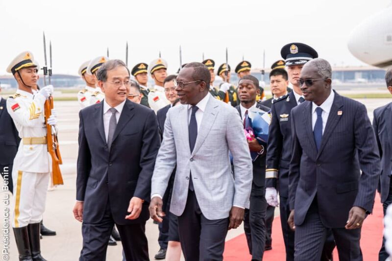 Diplomatie: Patrice Talon en visite de travail en Chine
