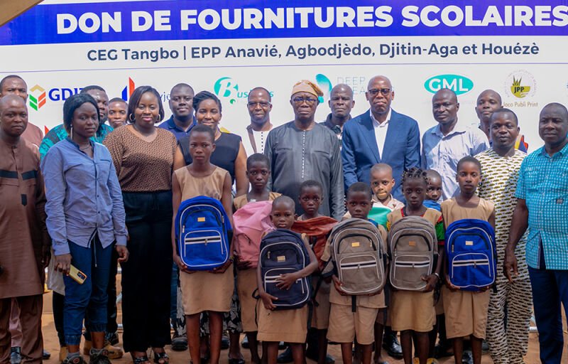 Don de fournitures scolaires aux apprenants : La Sipi-Bénin fait œuvre utile à Agbodjèdo, Anavié, Djitin-Aga, Houézè et Tangbo