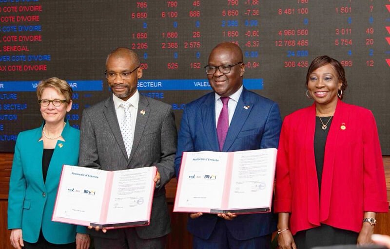 Marchés des produits dérivés en Afrique : la BRVM et la Bourse de Montréal signent un protocole d’entente