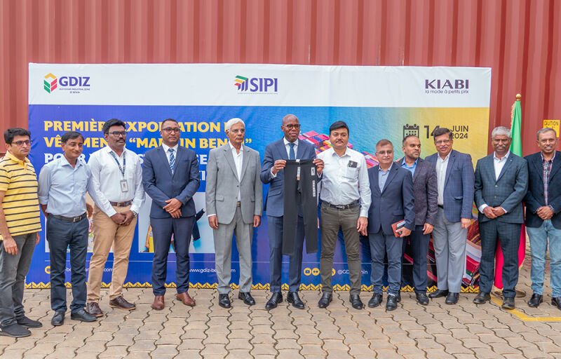 Gdiz - 1ère exportation de vêtements en Europe : 80.000 pièces Made in Benin envoyées à la marque française Kiabi