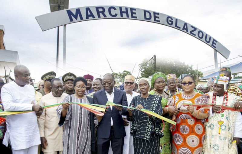 Infrastructure marchande au Bénin : Le marché moderne de Glazoué ouvert au public