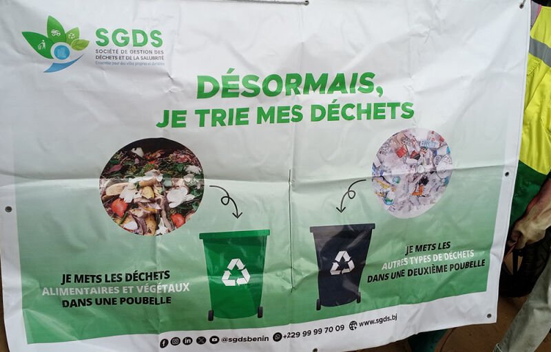 Tri et recyclage des déchets : la SGDS sensibilise la population de Ouidah