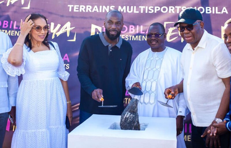 Infrastructures modernes : L'opérateur économique Salif Ouédraogo lance la construction de 2 terrains multisports à Cotonou